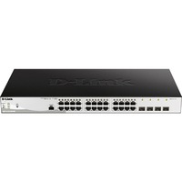 D-Link DGS-1210-28P/ME/E, Interruttore grigio/Nero
