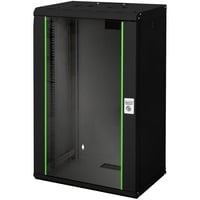 Digitus Alloggiamento a parete serie Unique - 600x450 mm (LxP), IT armadio Nero, Da parete, 100 kg, Nero