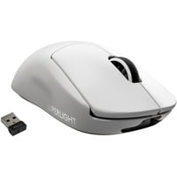 Logitech Pro X Superlight mouse Mano destra RF Wireless 25600 DPI, Mouse da gioco bianco, Mano destra, RF Wireless, 25600 DPI, 1 ms, Bianco