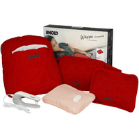 Unold Borsa dell'acqua calda elettrica Wärmi Set Premium, Termoforo rosso