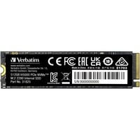 Verbatim Vi5000 512 GB M.2 PCI Express 4.0 NVMe 3D NAND, Disco a stato solido 512 GB, M.2, 5000 MB/s
