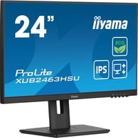 iiyama ProLite XUB2463HSU-B1 Monitor PC 60,5 cm (23.8") 1920 x 1080 Pixel Full HD LED Nero, Monitor LED Nero (opaco), 60,5 cm (23.8"), 1920 x 1080 Pixel, Full HD, LED, 3 ms, Nero