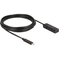 DeLOCK Cavo di prolunga attivo USB 3.2 Gen 2, connettore USB-C > presa USB-C Nero