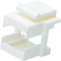 Digitus Adattatore Keystone LC per pannello patch, Telaio di montaggio bianco