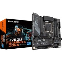 GIGABYTE B760 GAMING X DDR4, Scheda madre Nero/grigio