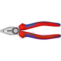 KNIPEX KP-0302180 Pinze, Pinze universali blu, Blu/Rosso, 18 cm, 254 g