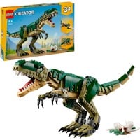Creator 3 in 1 31151 T. Rex, Dinosauro Giocattolo Trasformabile in Triceratopo e Pterodattilo, Giochi per Bambini 9+, Giochi di costruzione