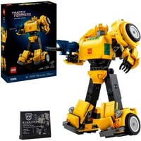 LEGO ICONS 10338 Transformers Bumblebee Action Figure da Collezione per Adulti Convertibile in Veicolo, Regalo per Lui o Lei, Giochi di costruzione Regalo per Lui o Lei, Set da costruzione, 18 anno/i, Plastica, 950 pz, 1,15 kg
