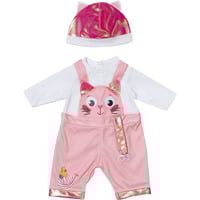 ZAPF Creation BABY born Onesie with Hat 43cm, Accessori della bambola BABY born Onesie with Hat 43cm, Set di vestiti per bambola, 3 anno/i