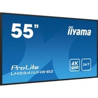 iiyama  LH5541UHS-B2, Public Display nero lucido
