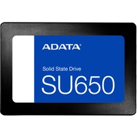 ADATA SU650 1 TB 2.5" Serial ATA III 3D NAND, Disco a stato solido Nero, 1 TB, 2.5", 520 MB/s, 6 Gbit/s