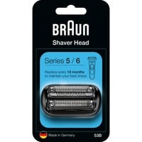 Braun 81697104 accessorio per rasoio elettrico Testina per rasatura, Testina di rasatura Nero, Testina per rasatura, 1 testina/e, Nero, 18 mese(i), Braun, Series 5/6