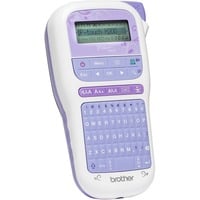 Brother PTH200YP1 stampante per etichette (CD) Trasferimento termico 180 x 180 DPI TZe QWERTY, Stampa etichette bianco/Viola, QWERTY, TZe, Trasferimento termico, 180 x 180 DPI, Blu, Bianco