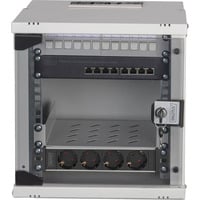 Digitus Set di rete SOHO Pro 10" 315x300 mm (LxP), IT armadio grigio chiaro