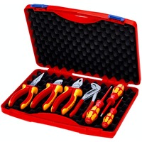 KNIPEX 00 21 15, Set di strumenti rosso/Giallo