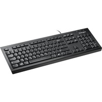 Kensington ValuKeyboard tastiera Ufficio USB QWERTZ Tedesco Nero Nero, Full-size (100%), Cablato, USB, QWERTZ, Nero