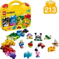 LEGO Classic Valigetta con mattoncini, Giochi di costruzione Dai 4 anni, 213 pezzi, 10713, Classic