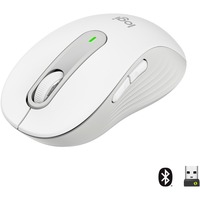 Logitech Signature M650 mouse Mano destra RF senza fili + Bluetooth Ottico 2000 DPI bianco, Mano destra, Ottico, RF senza fili + Bluetooth, 2000 DPI, Bianco