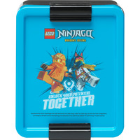 Room Copenhagen Lunch Box LEGO Ninjago, Scatola per il pranzo Nero/Blu