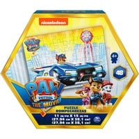 Spin Master PAW Patrol The Movie, puzzle da 48 pezzi per bambini dai 4 anni in su, Chase PAW Patrol The Movie, puzzle da 48 pezzi per bambini dai 4 anni in su, Chase, 48 pz, Cartoni, 4 anno/i