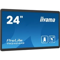 iiyama TW2424AS-B1 Monitor PC 60,5 cm (23.8") 1920 x 1080 Pixel 4K Ultra HD Touch screen Nero, Public Display Nero, 60,5 cm (23.8"), 1920 x 1080 Pixel, 4K Ultra HD, 14 ms, Nero
