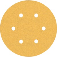 Bosch 2 608 900 816 fornitura per utensili rotanti per molatura/levigatura Legno Carta abrasiva, Foglio abrasivo Carta abrasiva, Legno, Bosch, Marrone, Rotondo, 15 cm