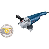 Bosch GWS 20-230 P smerigliatrice angolare 23 cm 6500 Giri/min 2000 W 5,5 kg blu, 6500 Giri/min, 23 cm, AC, 5,5 kg