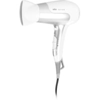 Braun HD580 asciuga capelli 2500 W Argento, Bianco, Asciugacapelli bianco/Argento, Argento, Bianco, Monocromatico, Gancio per appendere, Pulsanti, Tiro a effetto, 2500 W, 1 pz