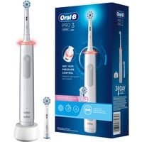 Braun Oral-B Pro 3 3000 Sensitive Clean, Spazzolino da denti elettrico bianco