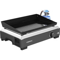 Campingaz 2226575, Piastra grill Nero/in acciaio inox