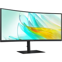 SAMSUNG Monitor HRM ViewFinity S6 - S65UC da 34'' WQHD Curvo, Monitor LED Nero, 86,4 cm (34"), 3440 x 1440 Pixel, UltraWide Quad HD, LCD, 5 ms, Nero