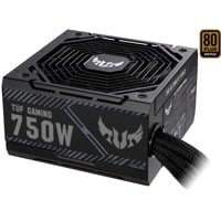 ASUS TUF-GAMING-750B alimentatore per computer 750 W 20+4 pin ATX ATX Nero, Alimentatore PC Nero, 750 W, 100 - 240 V, 20+4 pin ATX, PC, ATX, 80 PLUS Bronze
