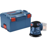 Bosch Levigatrice rotorbitale a batteria GEX 185-LI Professional solo, 18 Volt, Levigatrice orbitale casuale blu/Nero