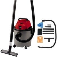 EINHELL TH-VC 1815 15 L Aspiratore a cilindro Secco e bagnato 1250 W grigio/Rosso, 1250 W, Aspiratore a cilindro, Secco e bagnato, 15 L, 80 dB, Nero, Grigio, Rosso