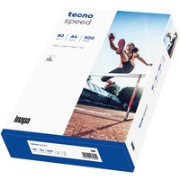 Inapa tecno Speed carta inkjet A4 (210x297 mm) 500 fogli Bianco Copia, A4 (210x297 mm), 500 fogli, Bianco, EU Eco Label, 4,99 kg