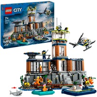 LEGO City Prigione sull’isola della polizia, Giochi di costruzione Set da costruzione, 7 anno/i, Plastica, 980 pz, 2,17 kg