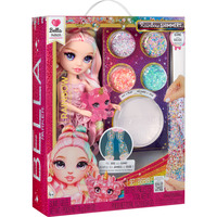 MGA Entertainment Rainbow Shimmers with Slime Fashion Doll - Bella (pink), Bambola Rainbow High Rainbow Shimmers with Slime Fashion Doll - Bella (pink), Bambola alla moda, Femmina, 4 anno/i, Bambino/Bambina, 280 mm, Multicolore