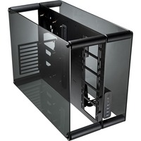 RAIJINTEK Paean Desktop Nero, Trasparente, Bench/Show Housing Nero, Desktop, PC, Nero, Trasparente, ATX, micro ATX, Mini-ITX, Alluminio, SPCC, Vetro temperato, 14 cm