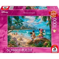 Schmidt Spiele Thomas Kinkade Studios: Disney Dreams Collection - Minnie e Topolino alle Hawaii, Puzzle 
