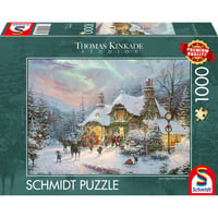 Schmidt Spiele Thomas Kinkade Studios: La notte di Babbo Natale prima di Natale, Puzzle 