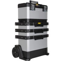Stanley 1-95-622 Cassetta degli attrezzi Metallo, Plastica Nero, Grigio, Carrelli per attrezzi grigio/Nero, Metallo, Plastica, Nero, Grigio, 568 mm, 893 mm, 389 mm