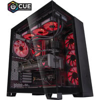 ALTERNATE Custom PC Series • iCUE Red Madness Gaming-PC, PC Gaming Nero/trasparente