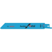 Bosch 2 608 657 550 lama per sega a gattuccio, sega a traforo e sega universale Lama per sega universale Bimetallo 1 pz Lama per sega universale, Tubo, Profilato, Bimetallo, Blu, 1,8 mm, 10 cm