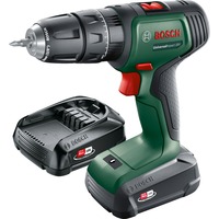 Bosch UniversalImpact 18V 1450 Giri/min Senza chiave 1,3 kg Nero, Verde, Rosso, Trapano avvitatore verde/Nero, Trapano con impugnatura a pistola, Senza chiave, 1 cm, 1450 Giri/min, 3 cm, 1 cm