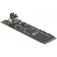 DeLOCK 63330 scheda di interfaccia e adattatore Interno USB 3.2 Gen 2 (3.1 Gen 2), Convertitore M.2, USB 3.2 Gen 2 (3.1 Gen 2), Nero, Cina, 10 Gbit/s, 15 W