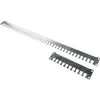 Digitus Binario di trattenuta cavi 19" per Unique & Dynamic, Instradamento dei cavi argento