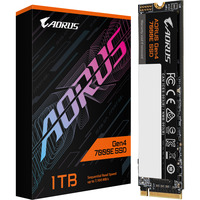 GIGABYTE AORUS Gen4 7000E SSD 1TB, Disco a stato solido Nero