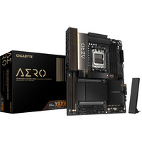GIGABYTE X870E AERO X3D DARK WOOD, Scheda madre Nero/legno, VRM digitale a 16+2+2 fasi, fino a 9000 Hz DDR5 (OC), 2x PCIe 5.0 + 2x PCIe 4.0, Wi-Fi 7, LAN 5 GbE, USB 4, AMD, Socket AM5, AMD Ryzen 7000 Series, AMD Ryzen 8000 Series, AMD Ryzen 9000 Series, Socket AM5, DDR5-SDRAM, 256 GB