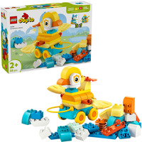 LEGO DUPLO Animali su ruote 3 in 1, Giochi di costruzione Set da costruzione, 2 anno/i, Plastica, 58 pz, 843 g