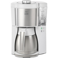 Melitta Look Therm Perfection 1025-15, Macchina fa filtro bianco/Argento